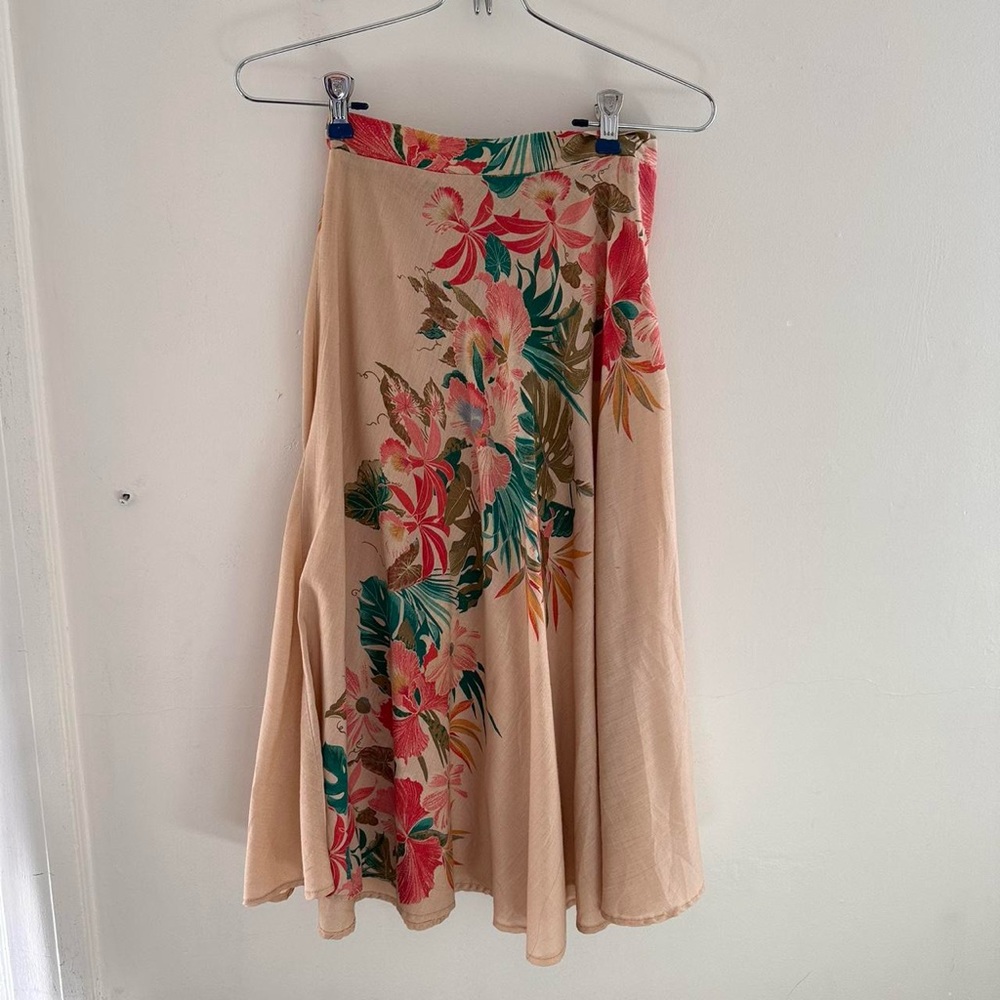 Vintage skirt, A line swing hem